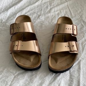 Birkenstock Arizona Metallic platform